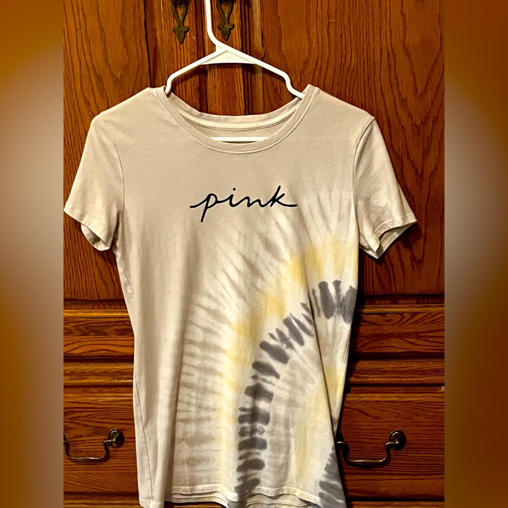 PINK-VS, tie dye tee